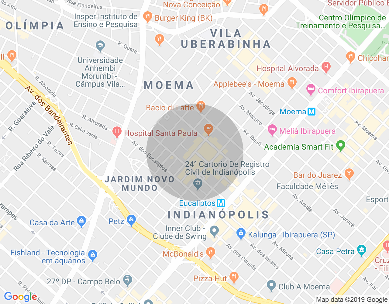 Imóvel no mapa