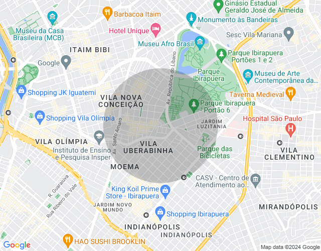 Imóvel no mapa