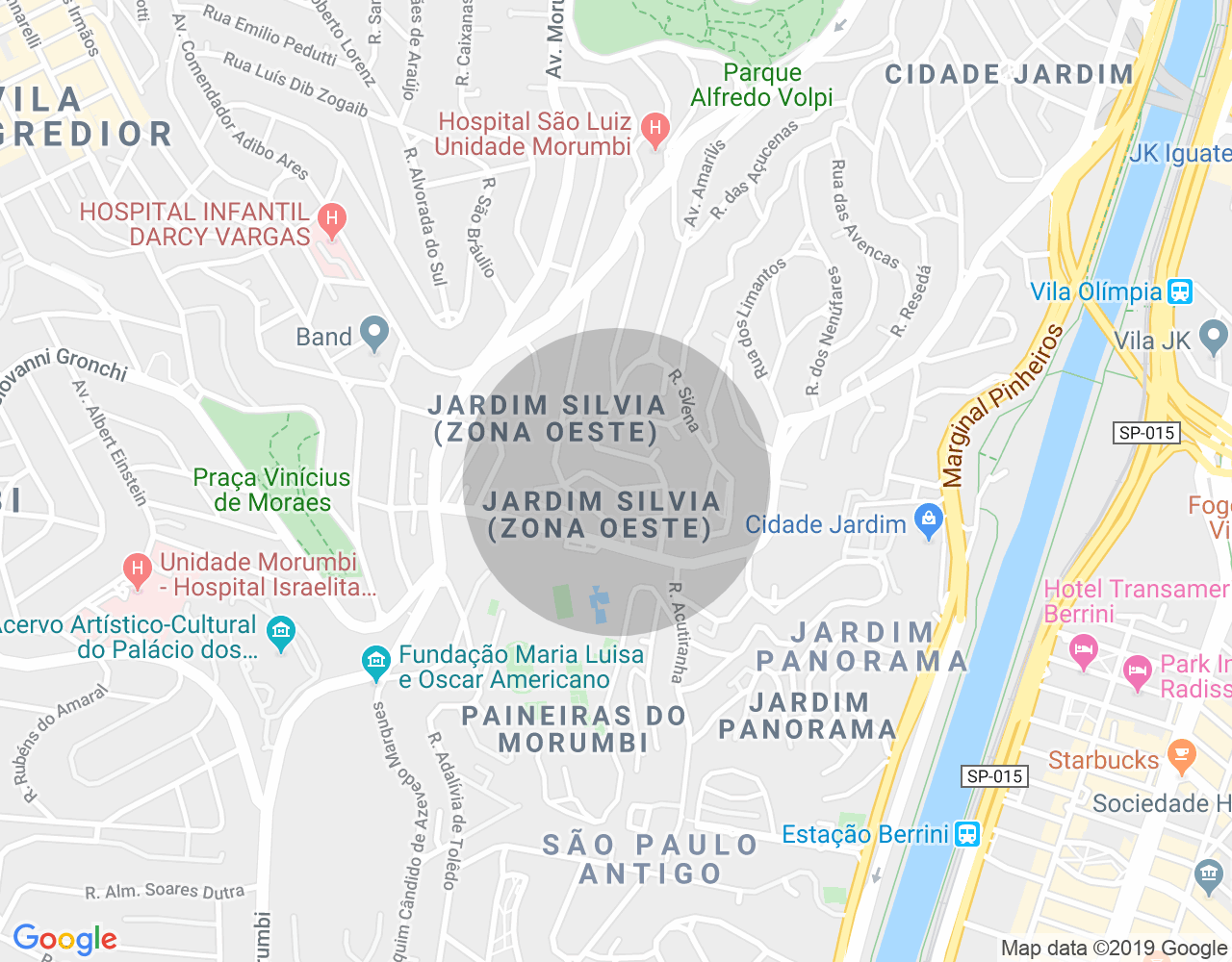 Imóvel no mapa