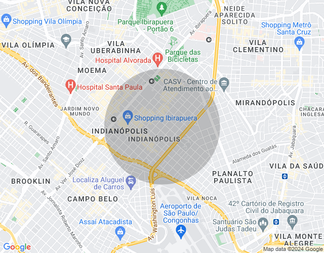 Imóvel no mapa