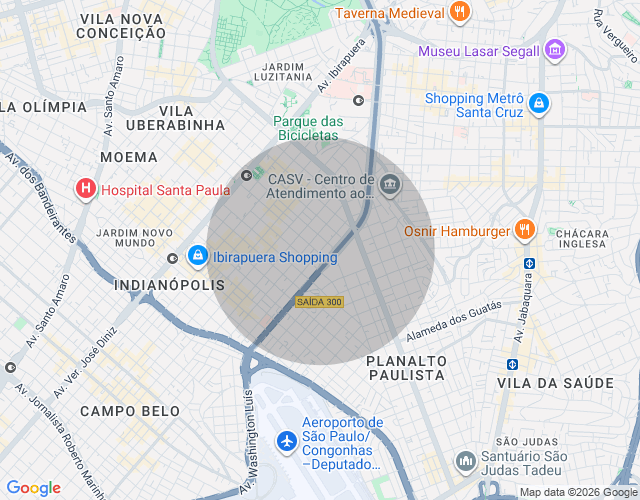 Imóvel no mapa