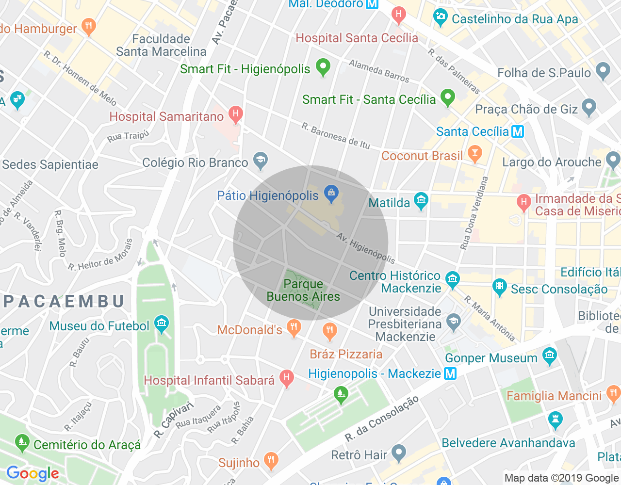 Imóvel no mapa