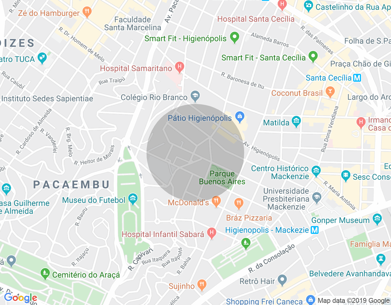 Imóvel no mapa