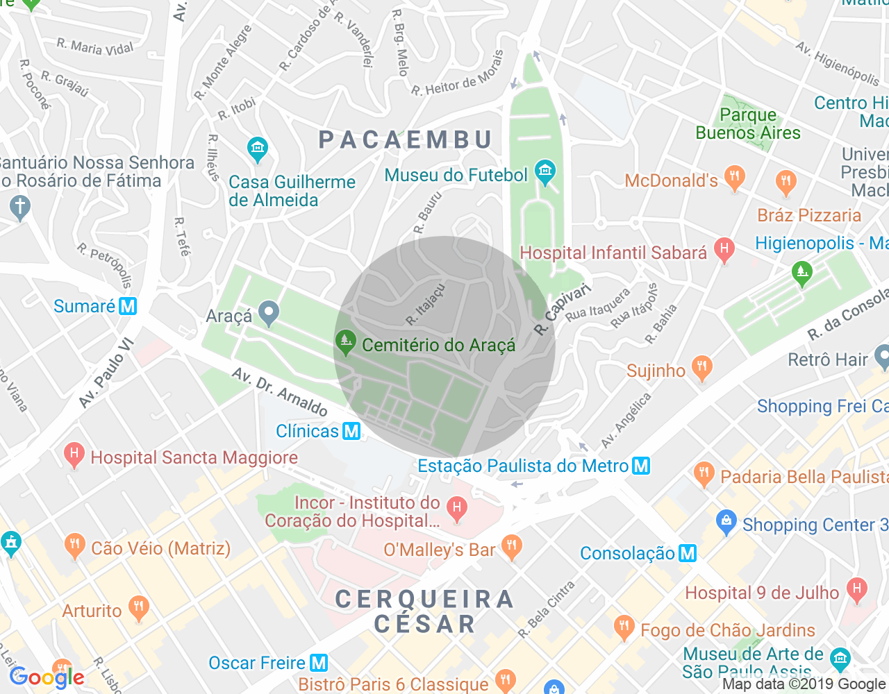 Imóvel no mapa