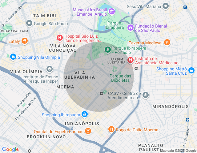 Imóvel no mapa