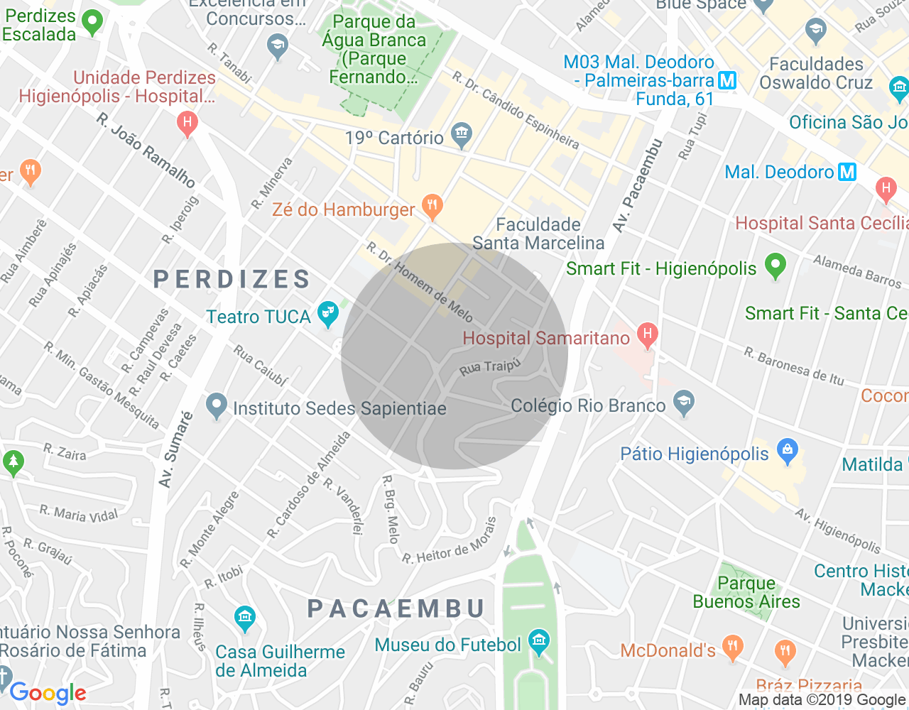 Imóvel no mapa