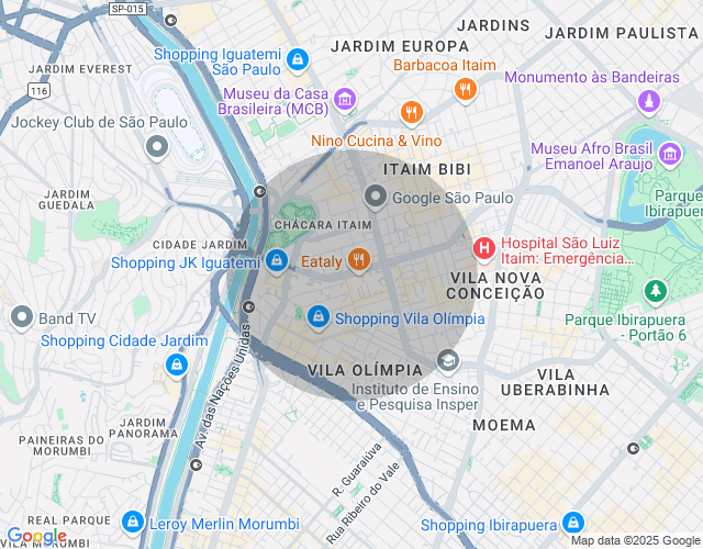 Imóvel no mapa