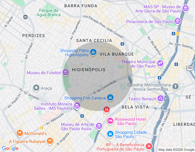 Imóvel no mapa