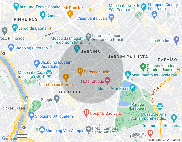 Imóvel no mapa