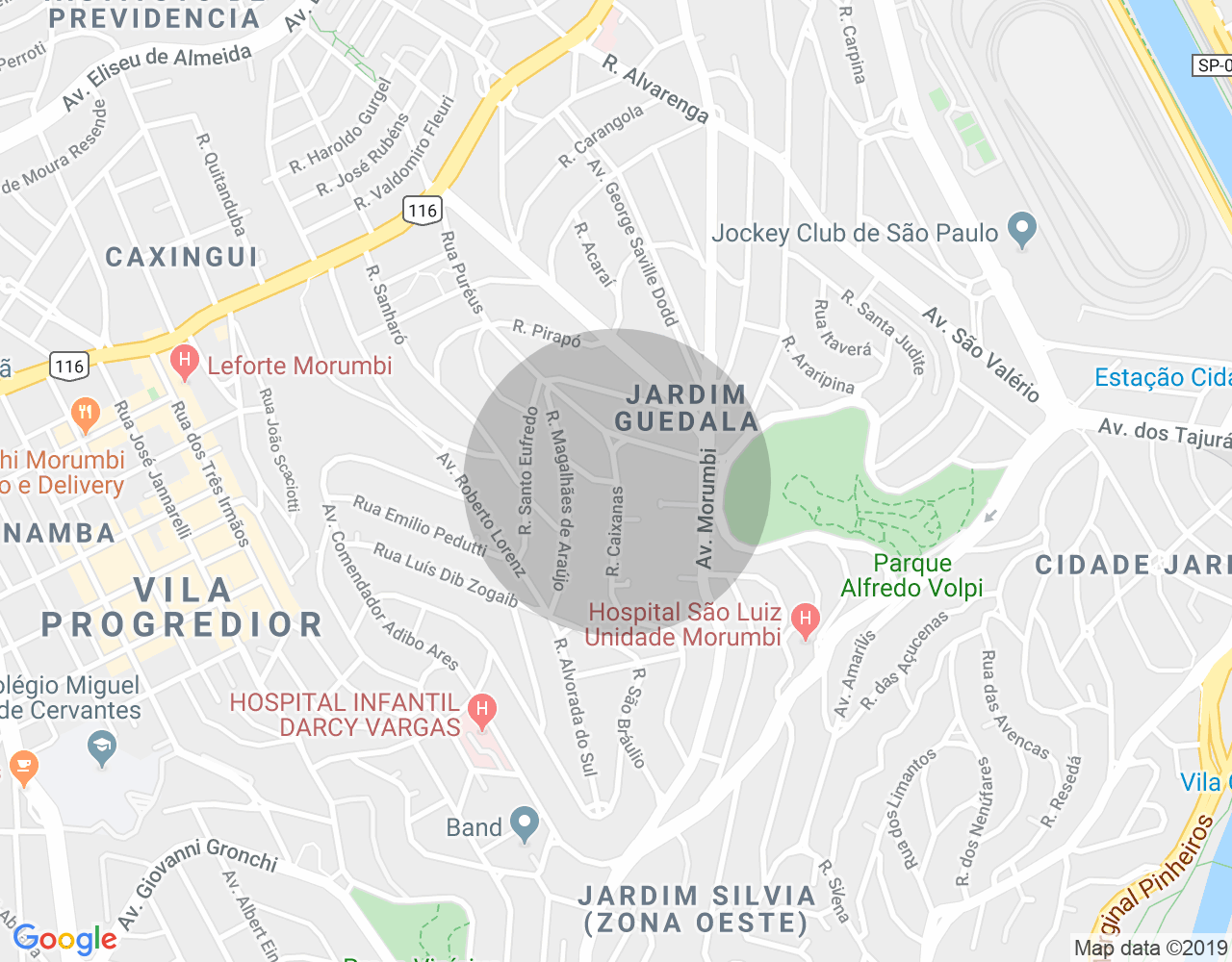 Imóvel no mapa