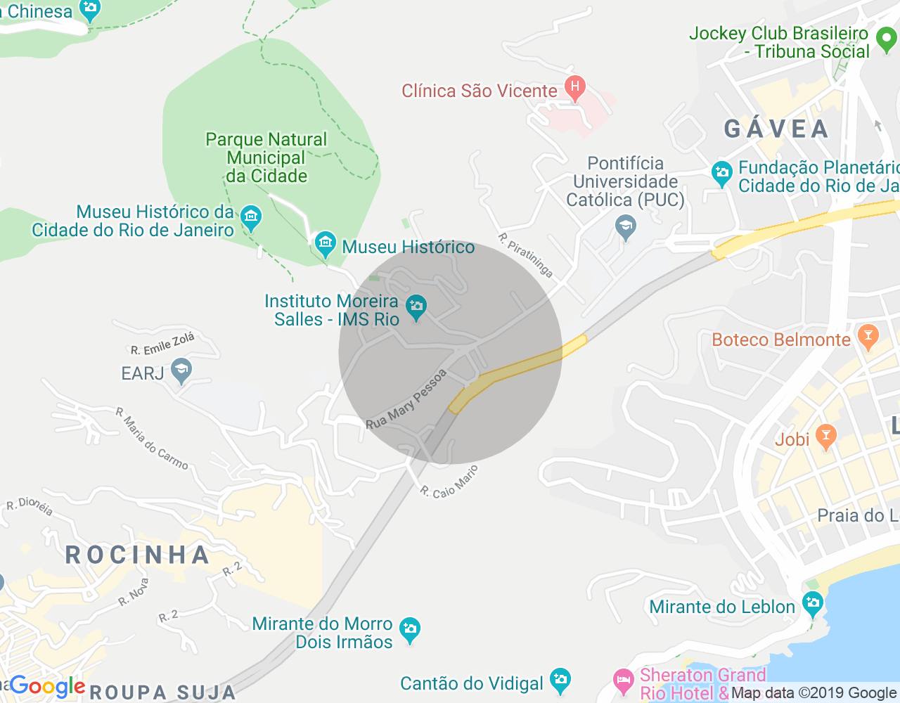 Imóvel no mapa