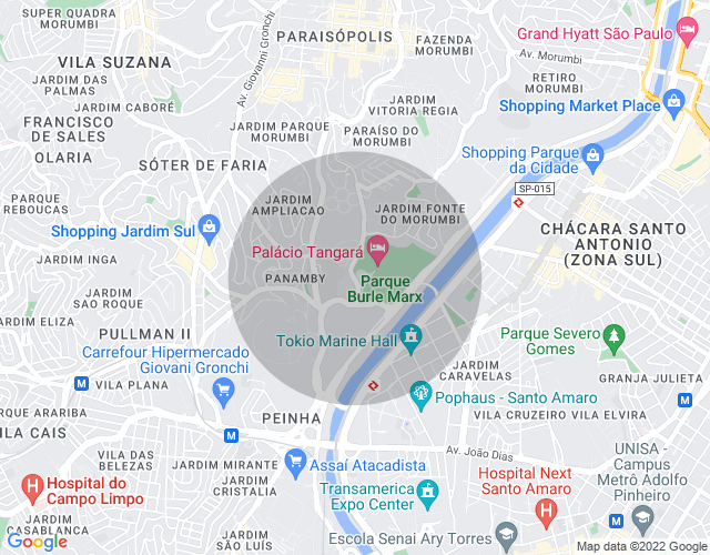 Imóvel no mapa
