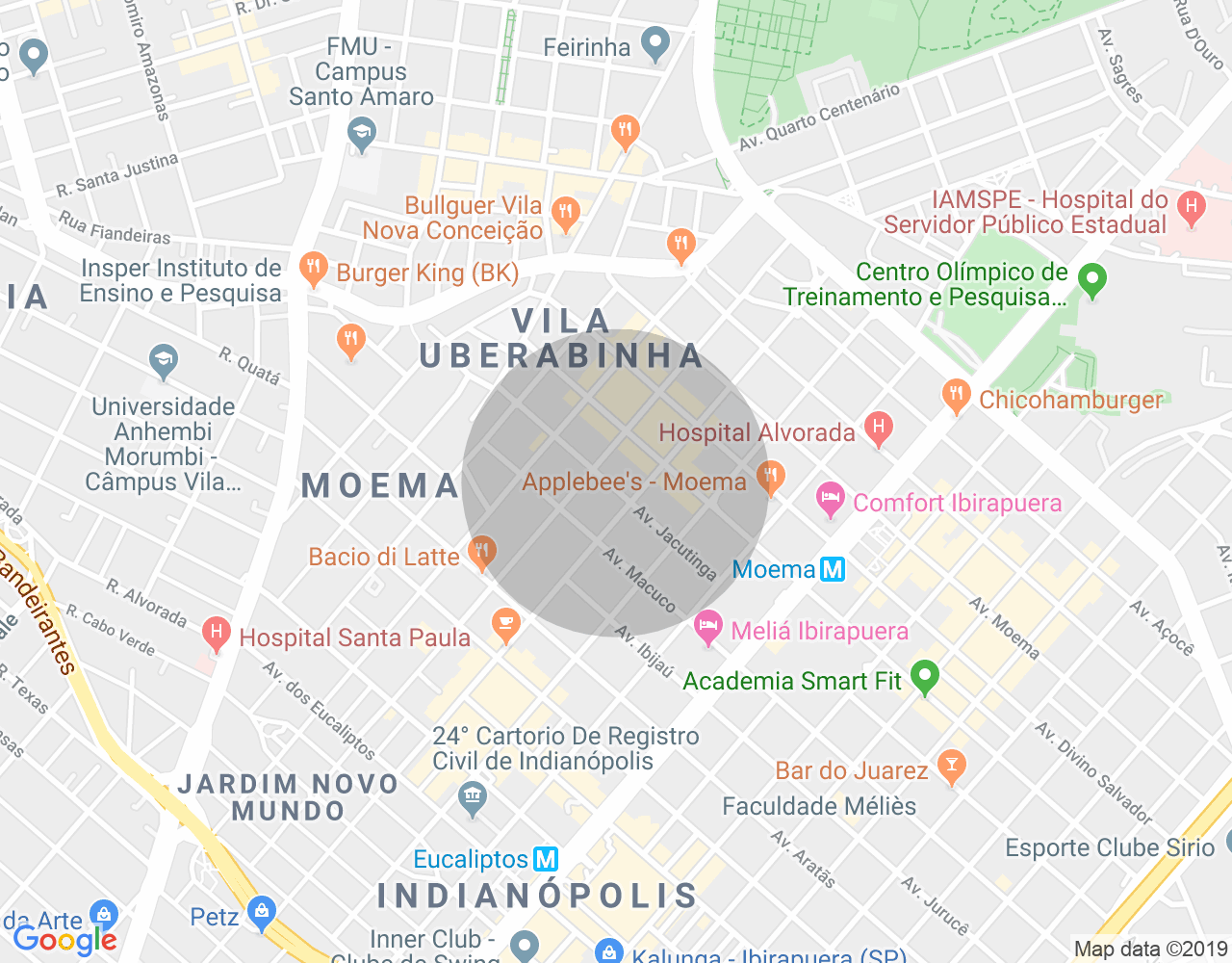 Imóvel no mapa