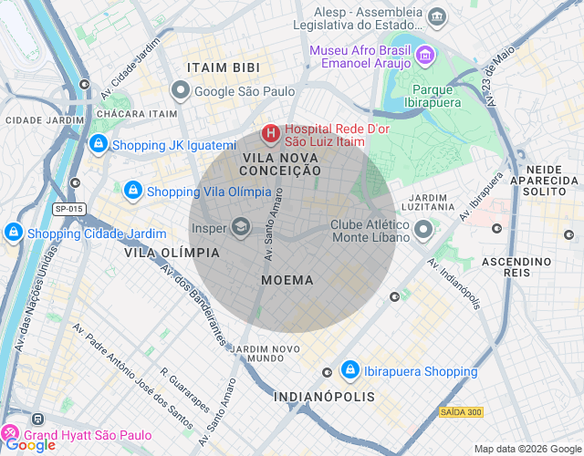 Imóvel no mapa