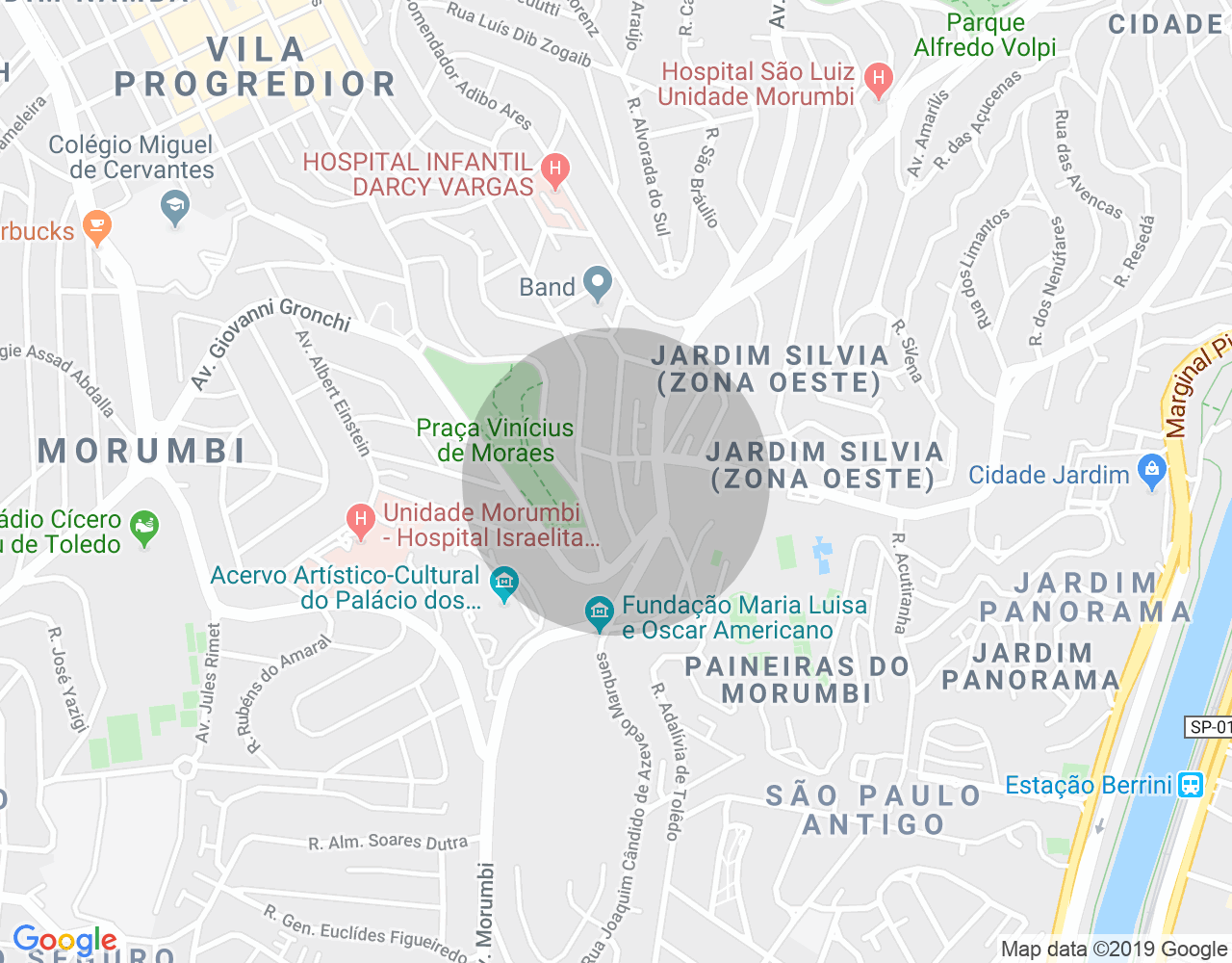 Imóvel no mapa