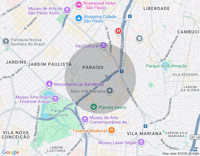 Imóvel no mapa