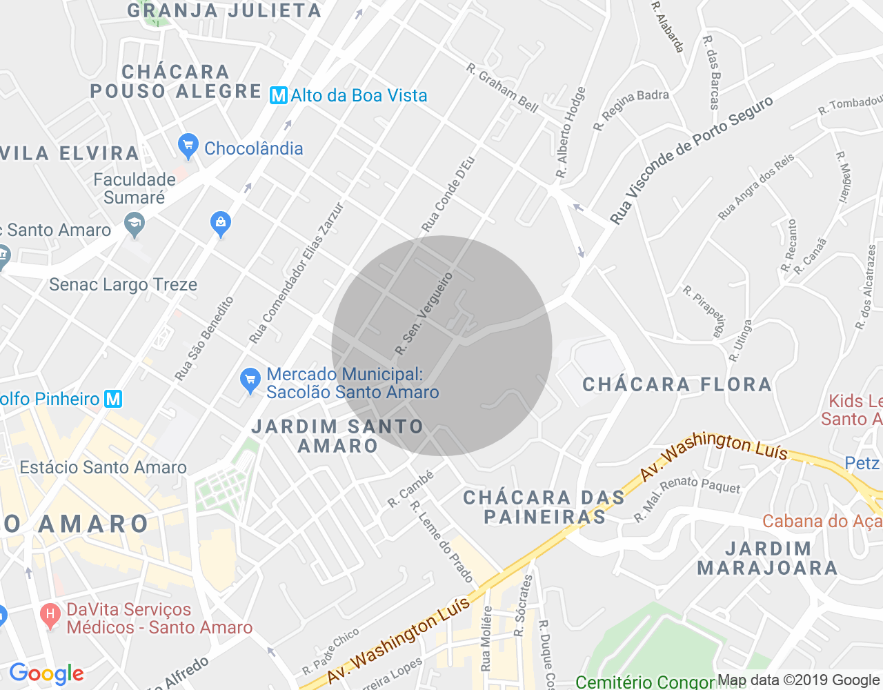 Imóvel no mapa