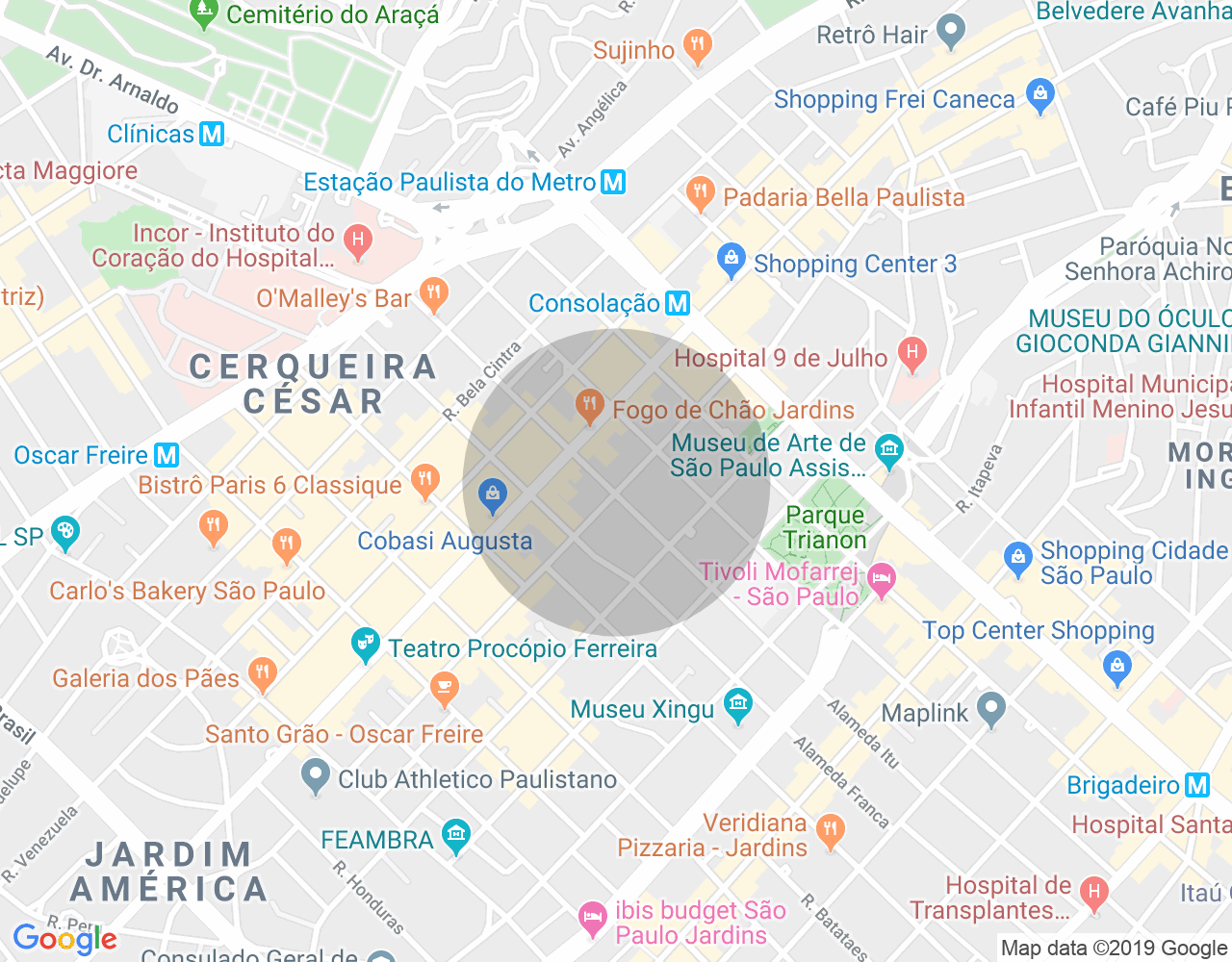 Imóvel no mapa