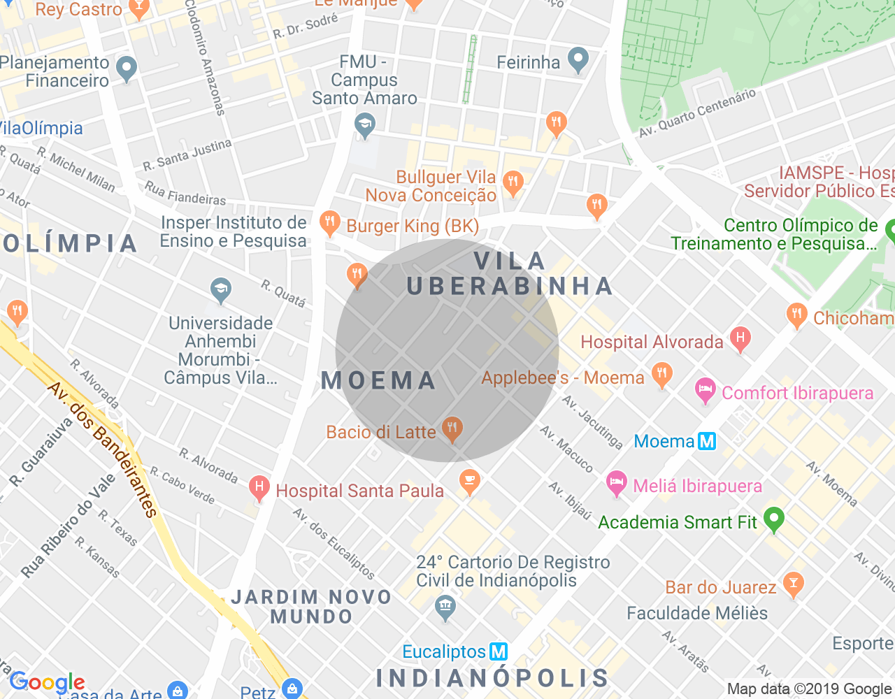 Imóvel no mapa