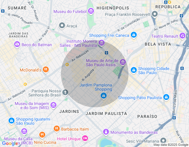 Imóvel no mapa