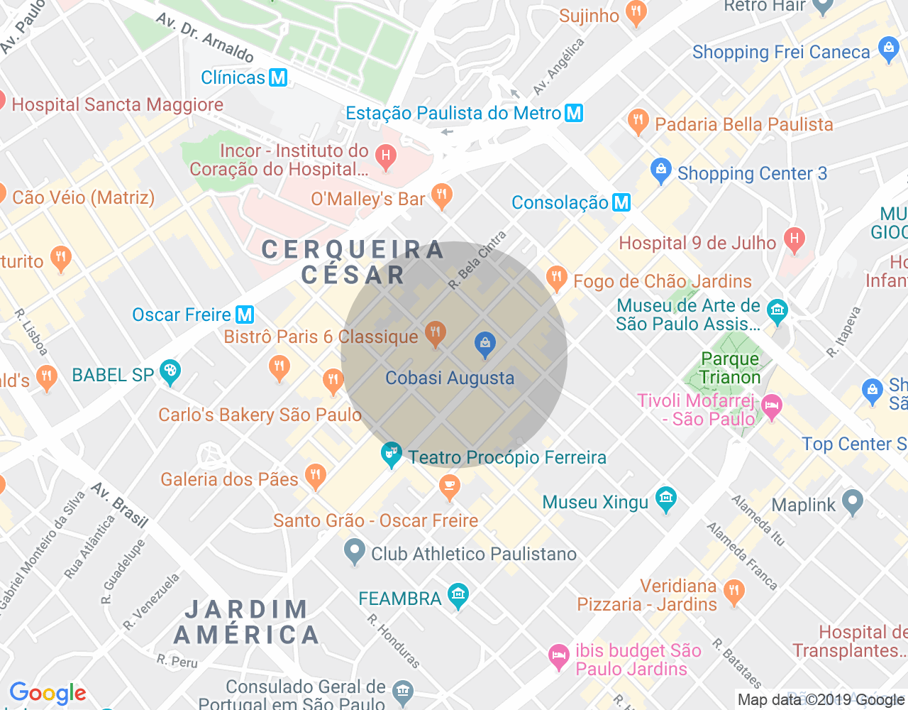 Imóvel no mapa