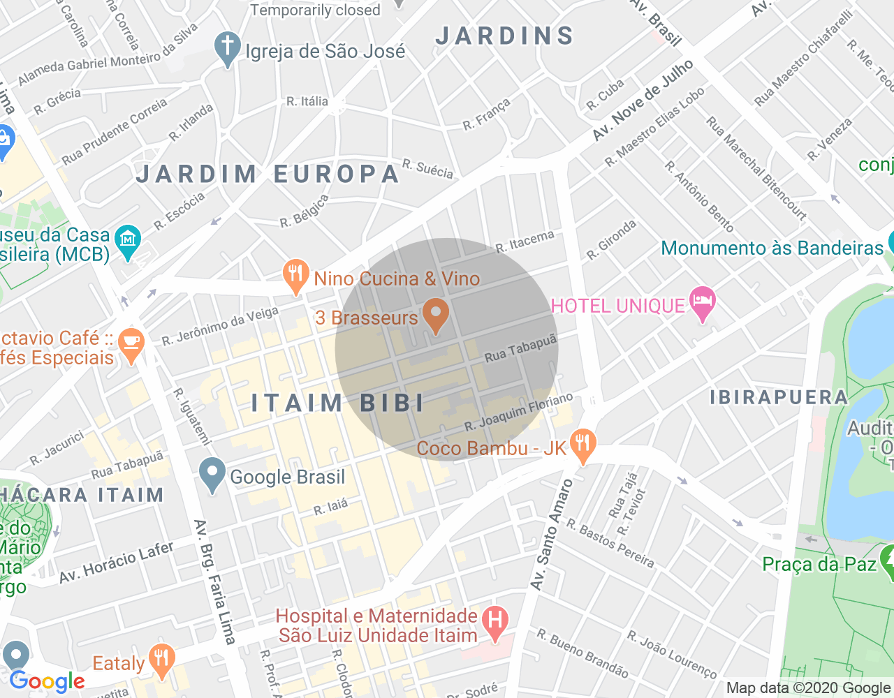 Imóvel no mapa