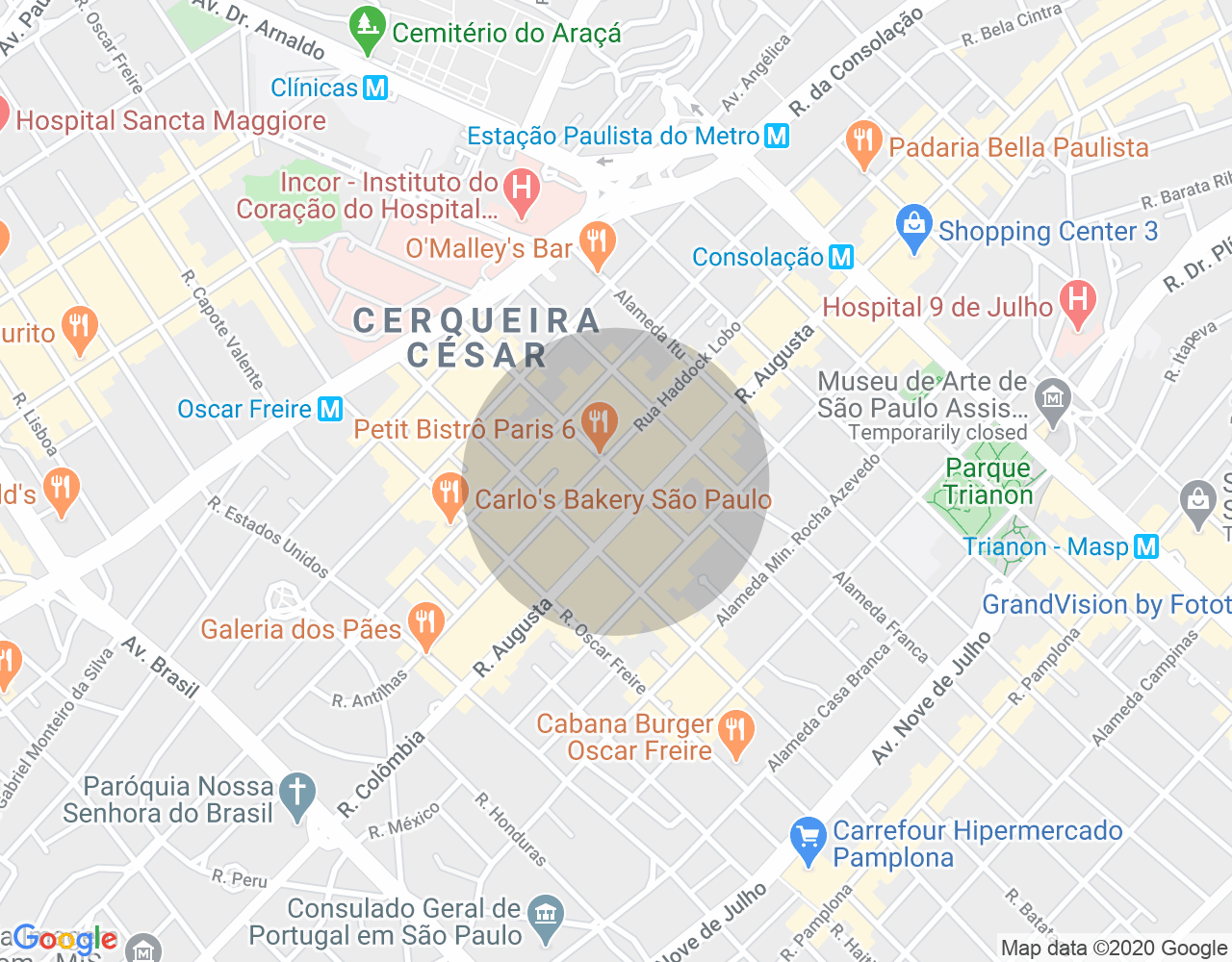 Imóvel no mapa