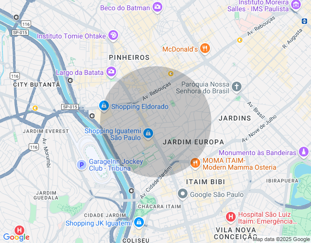 Imóvel no mapa