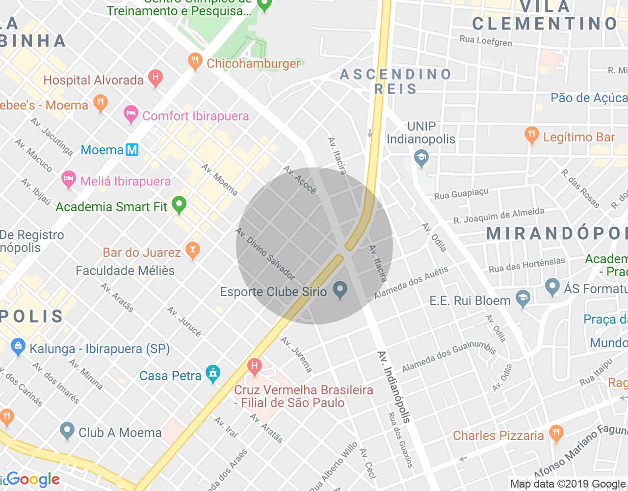 Imóvel no mapa