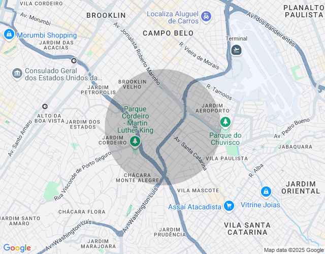 Imóvel no mapa