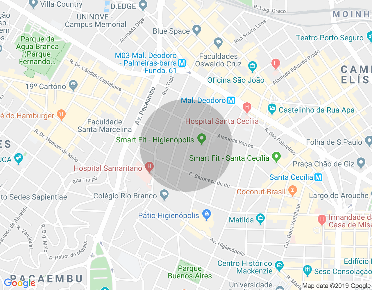 Imóvel no mapa
