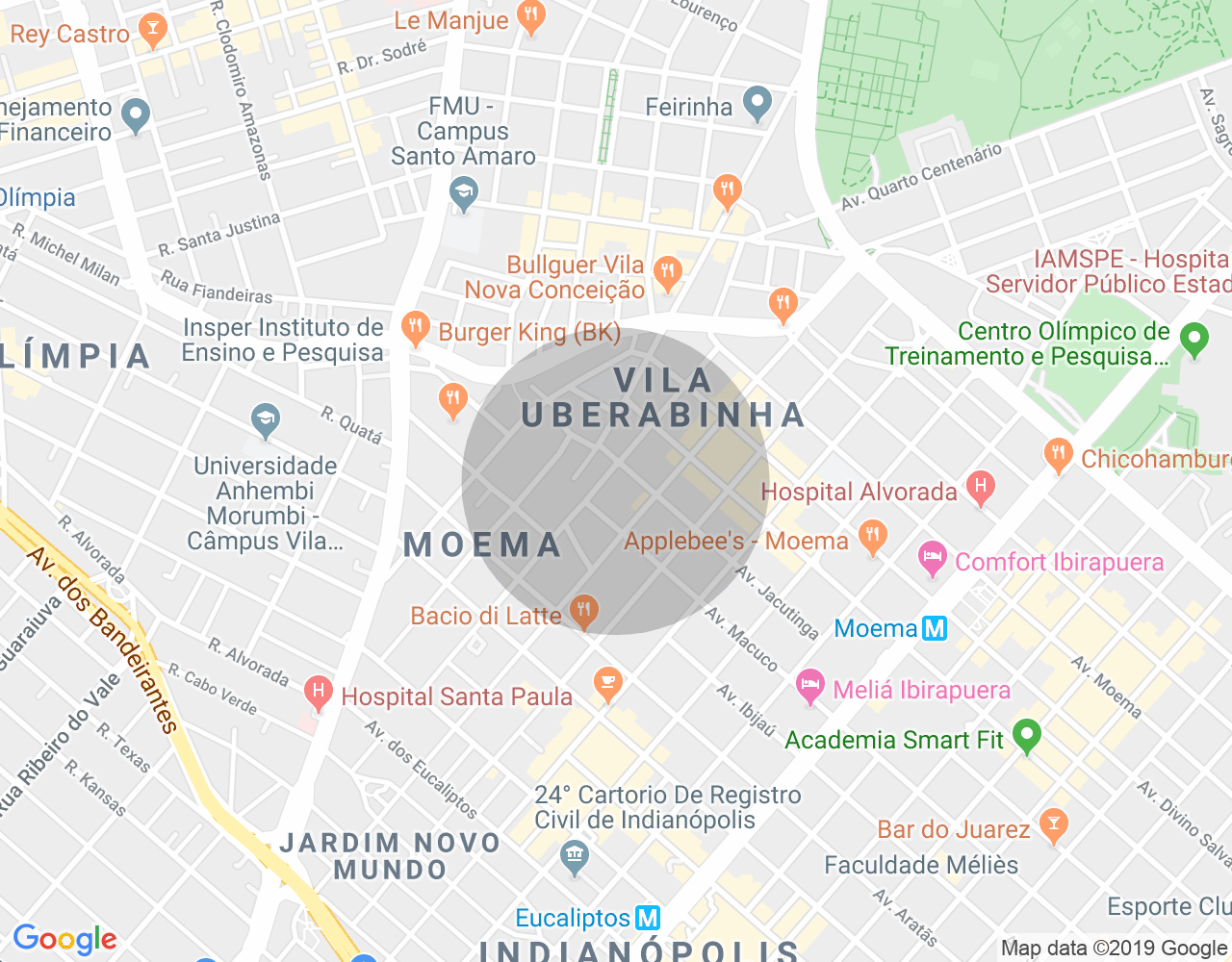 Imóvel no mapa