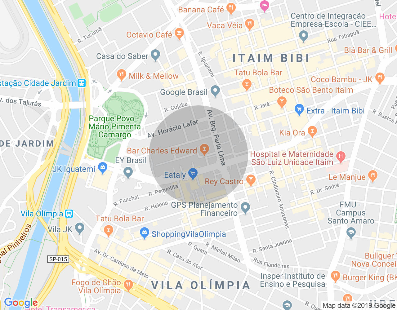 Imóvel no mapa