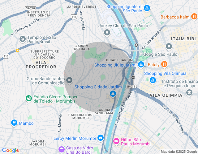 Imóvel no mapa