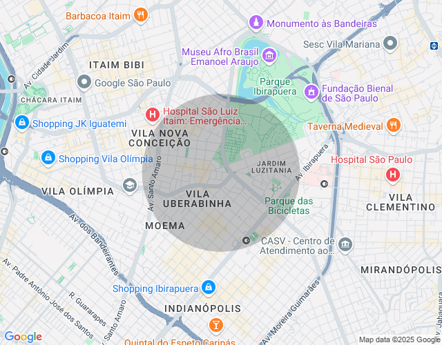 Imóvel no mapa