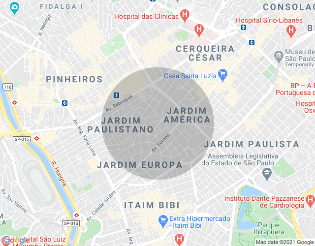 Imóvel no mapa