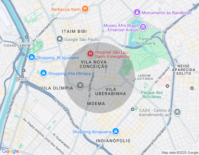 Imóvel no mapa