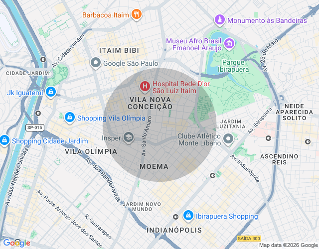 Imóvel no mapa