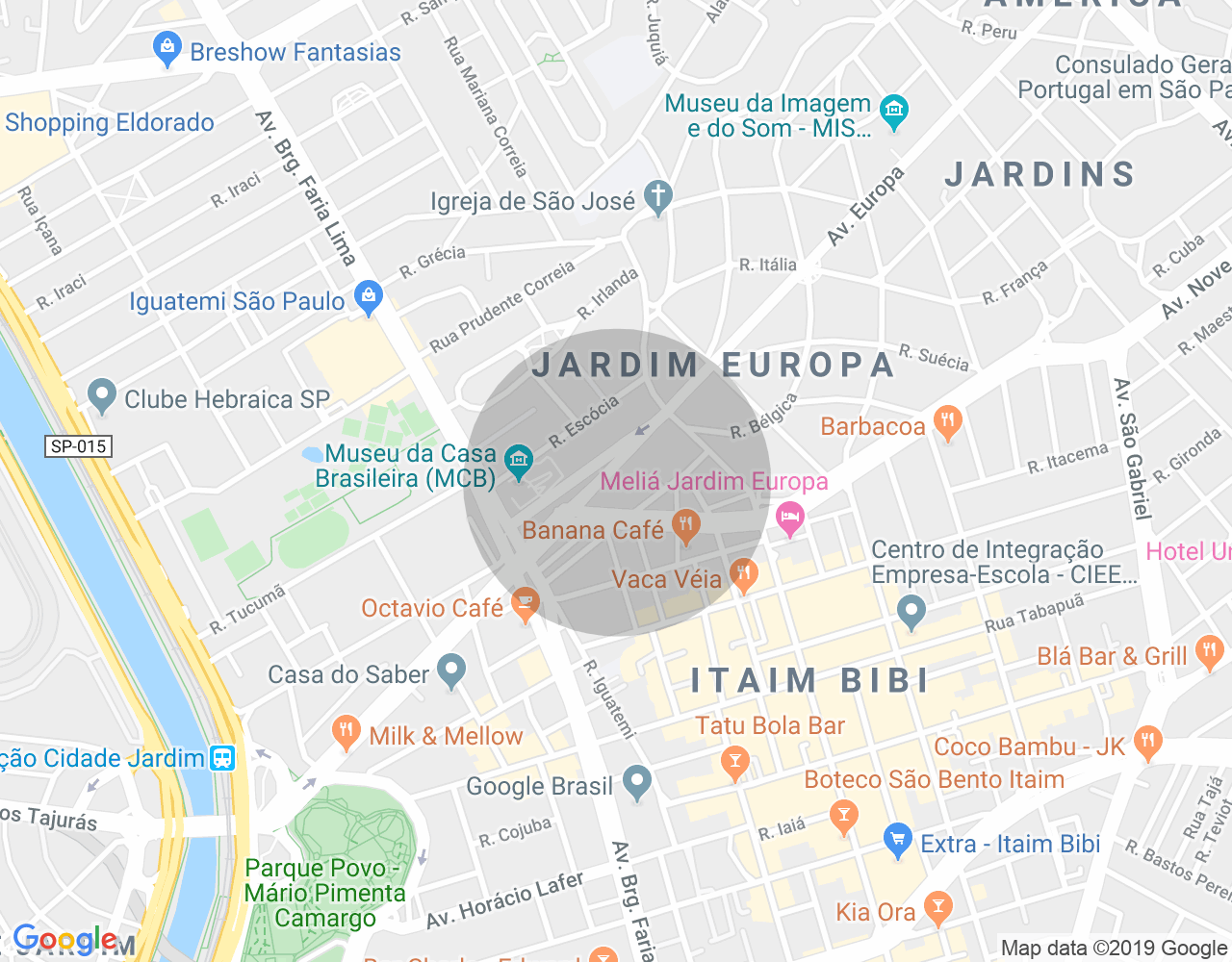 Imóvel no mapa