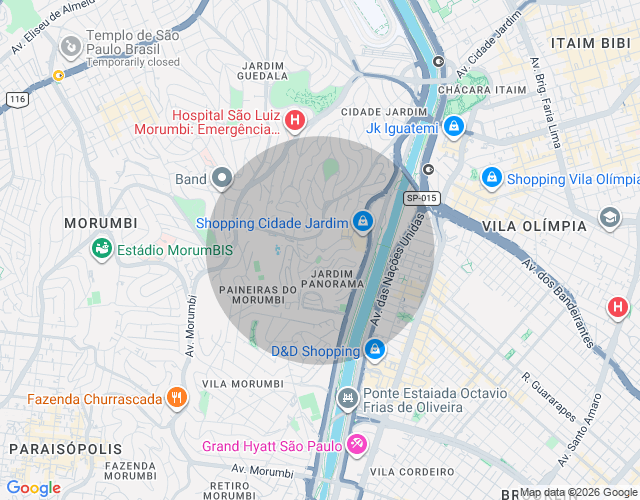 Imóvel no mapa