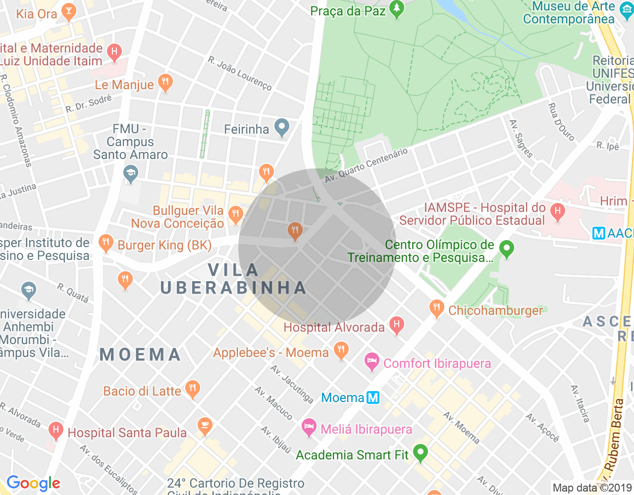 Imóvel no mapa
