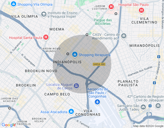 Imóvel no mapa