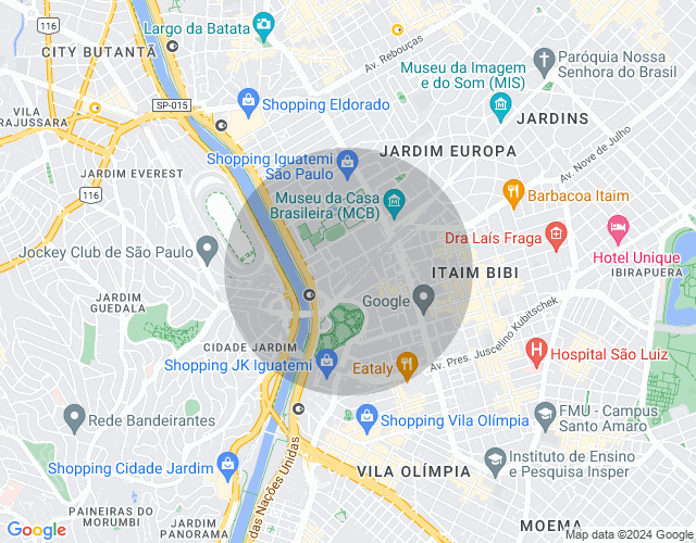 Imóvel no mapa