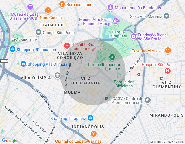 Imóvel no mapa