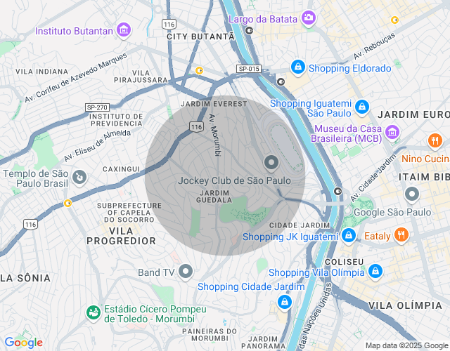 Imóvel no mapa