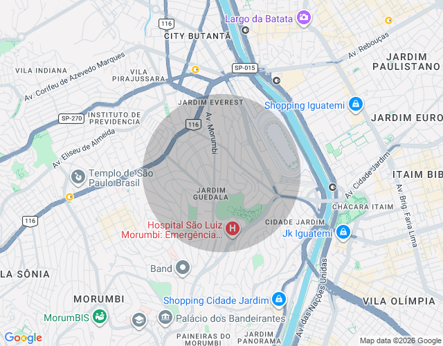 Imóvel no mapa