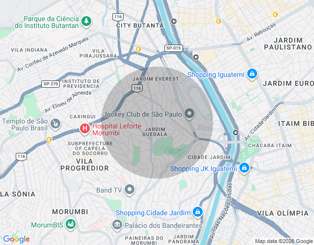 Imóvel no mapa