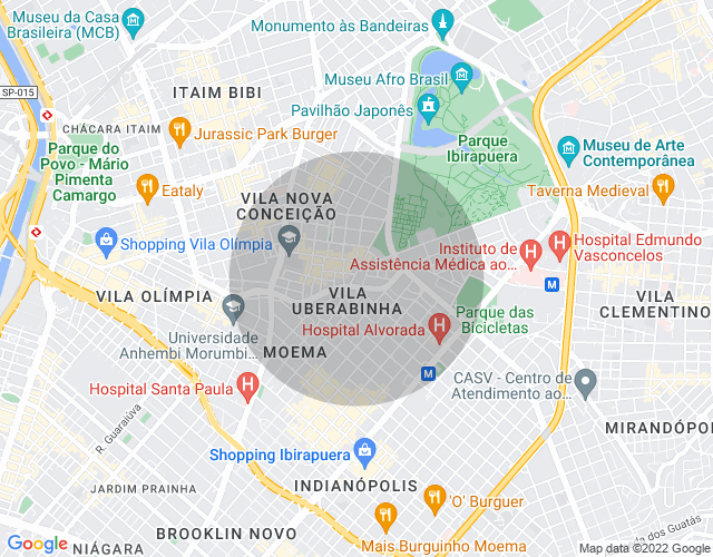 Imóvel no mapa