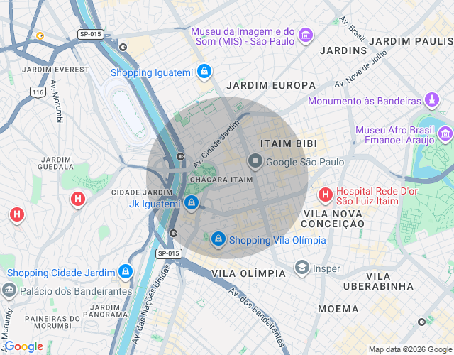 Imóvel no mapa