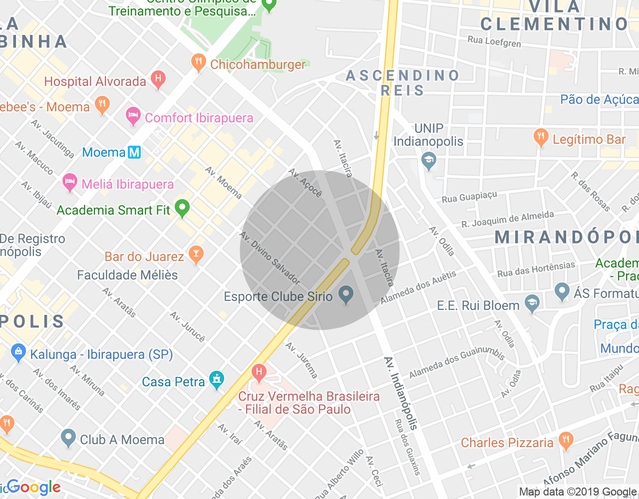 Imóvel no mapa